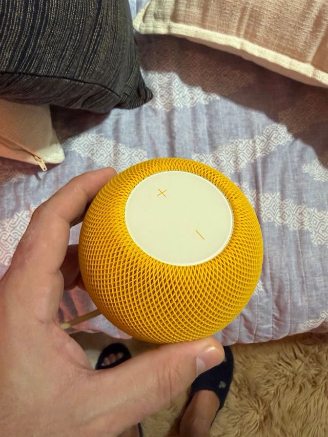 HomePod mini Apple amarillo