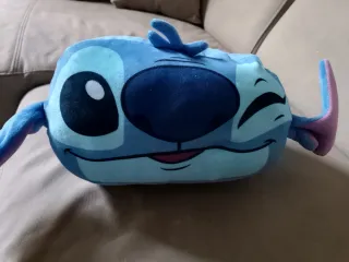 Cuscino Stitch Peluche Blu
