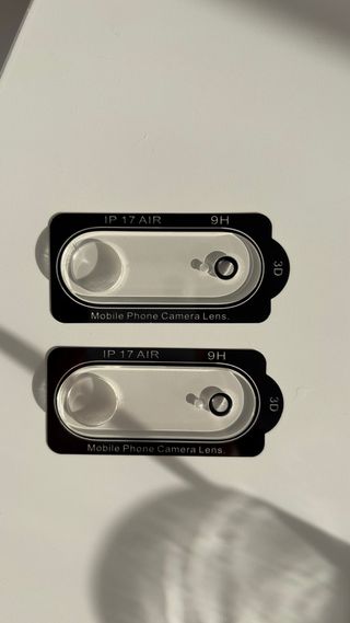 2 Protectores Cámara iPhone 17 AIR 3D 9H