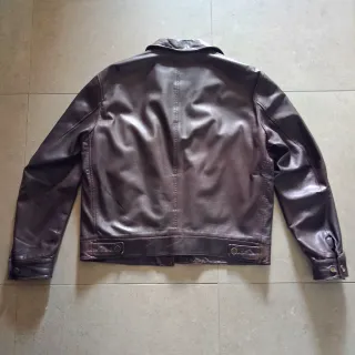 Chaqueta Piel Hombre Massimo Dutti vintage