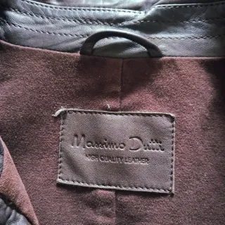 Chaqueta Piel Hombre Massimo Dutti vintage