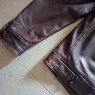 Chaqueta Piel Hombre Massimo Dutti vintage