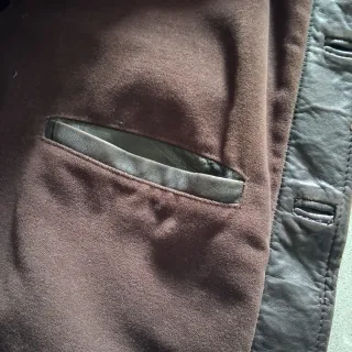 Chaqueta Piel Hombre Massimo Dutti vintage