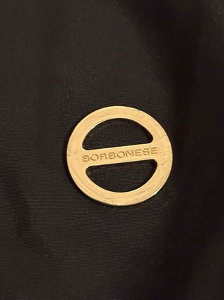 Borbonese shopper nera e oro