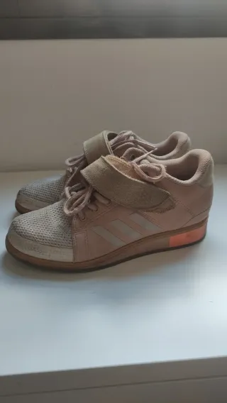Zapatillas Adidas Halterofilia/Powerlifting Beige/