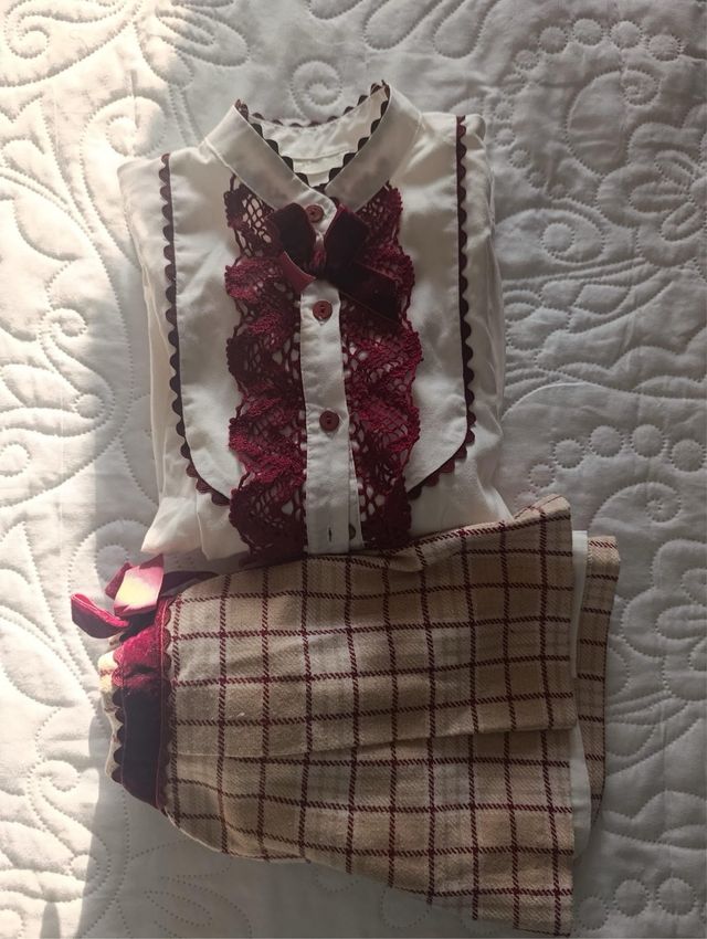 Conjunto falda y blusa estilo lolita DOLCE PETIT