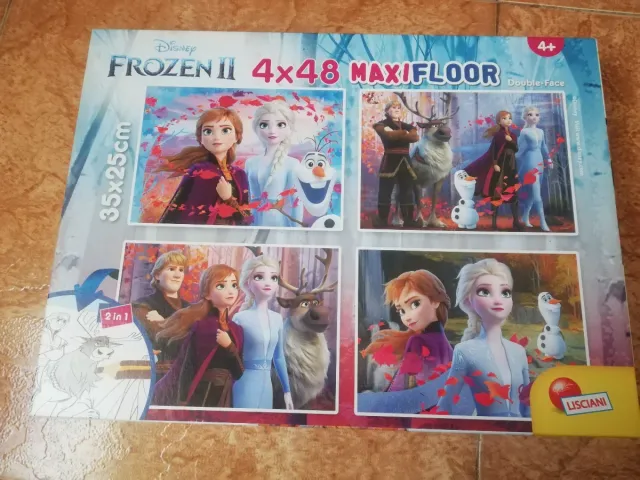 Puzzle Frozen II 4x48 MaxiFloor Doble Cara