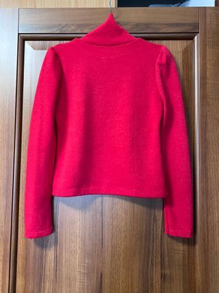 Maglione Piazza Italia donna avvitato rosso