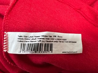 Maglione Piazza Italia donna avvitato rosso