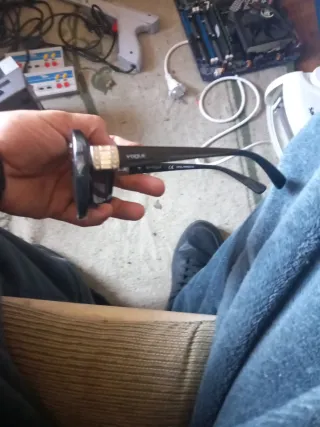 Gafas de sol Vogue negras y plateadas