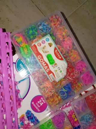 Kit para hacer pulseras GOMAS Crazloom