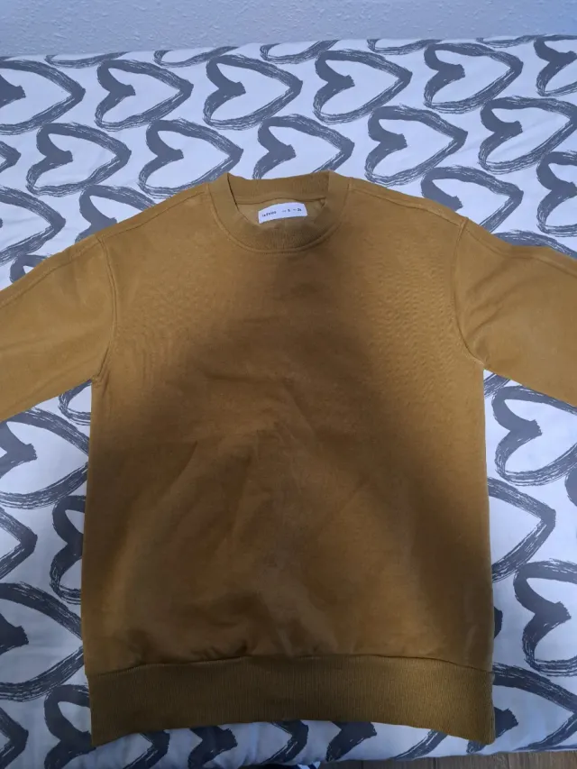 Sudadera Lefties mujer marrón-mostaza