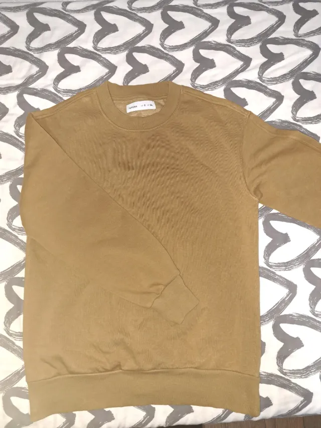 Sudadera Lefties mujer marrón-mostaza