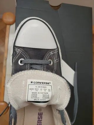 Zapatillas Converse T40 Gris/Blanco