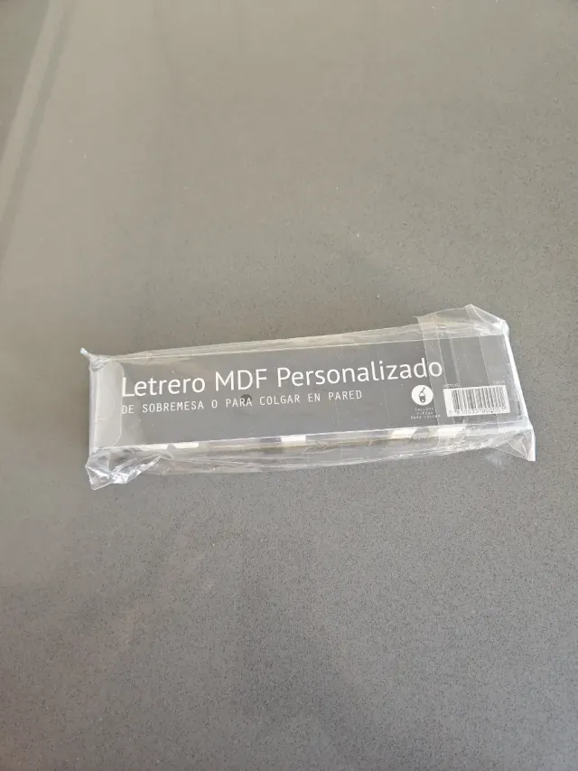 Letrero MDF VICTOR Blanco