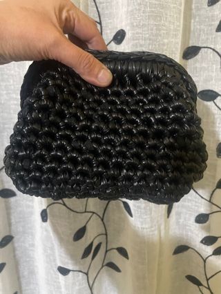 Clutch effetto pelle 16 cm