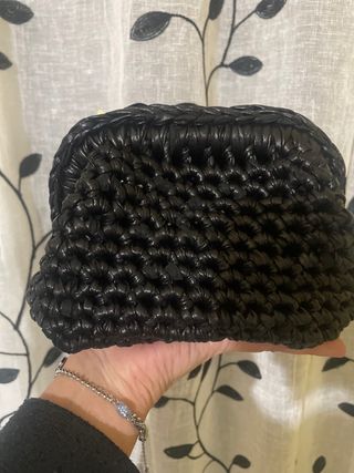 Clutch effetto pelle 16 cm