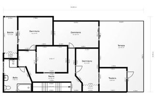 Ático en venta en Can Roca-Muntanyeta en Castelldefels