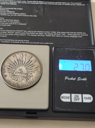 8 Reales México 1894