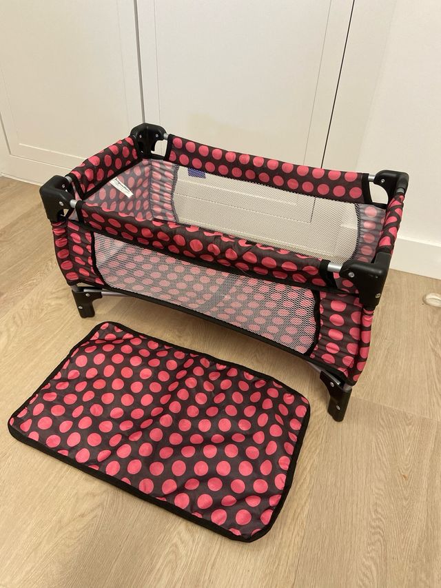 Cuna muñeca de viaje de juguete