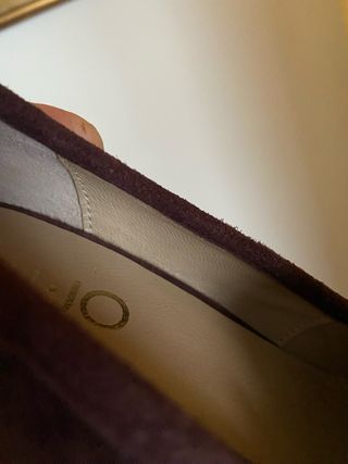 Liu Jo scamosciate color melanzana 37