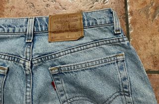 Jeans Levi's 521 Vintage Mom Fit Strappati