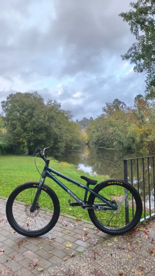 Bicicleta trial street inspired hex team
