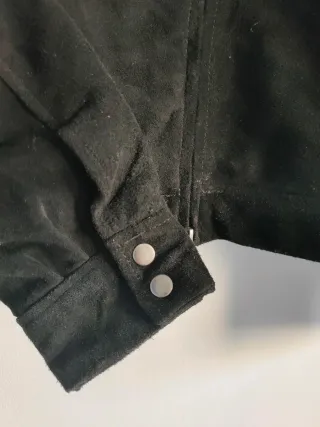 Chaqueta Zara ante búfalo negra