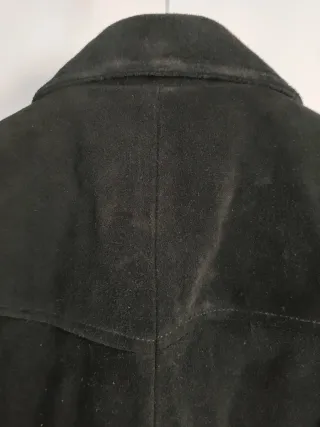 Chaqueta Zara ante búfalo negra