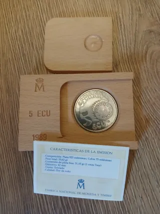 Lote 3 Monedas Españolas. Plata.