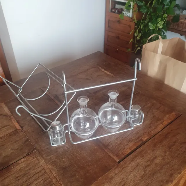 Porta olio e scottex da appendere