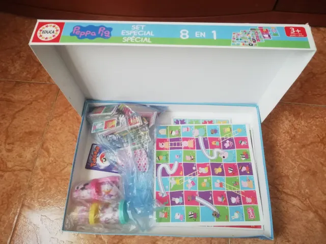Juego de Mesa Peppa Pig Educa 8 en 1