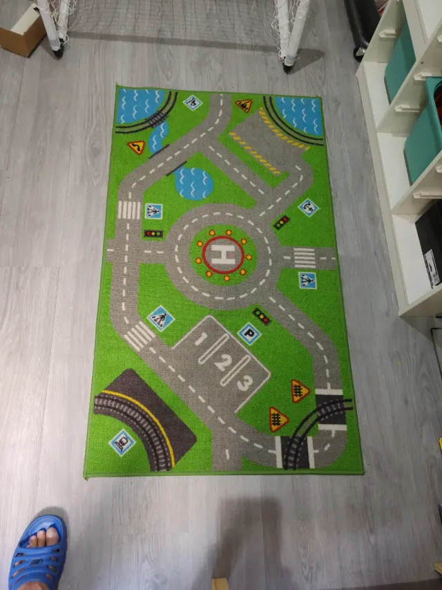 Alfombra circuito coches niños