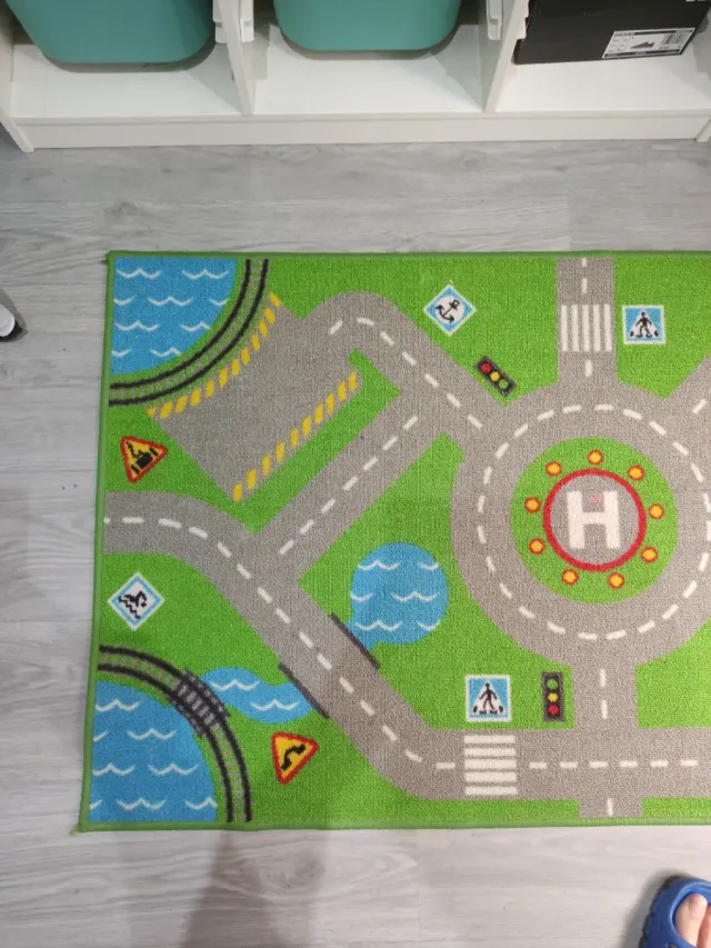 Alfombra circuito coches niños