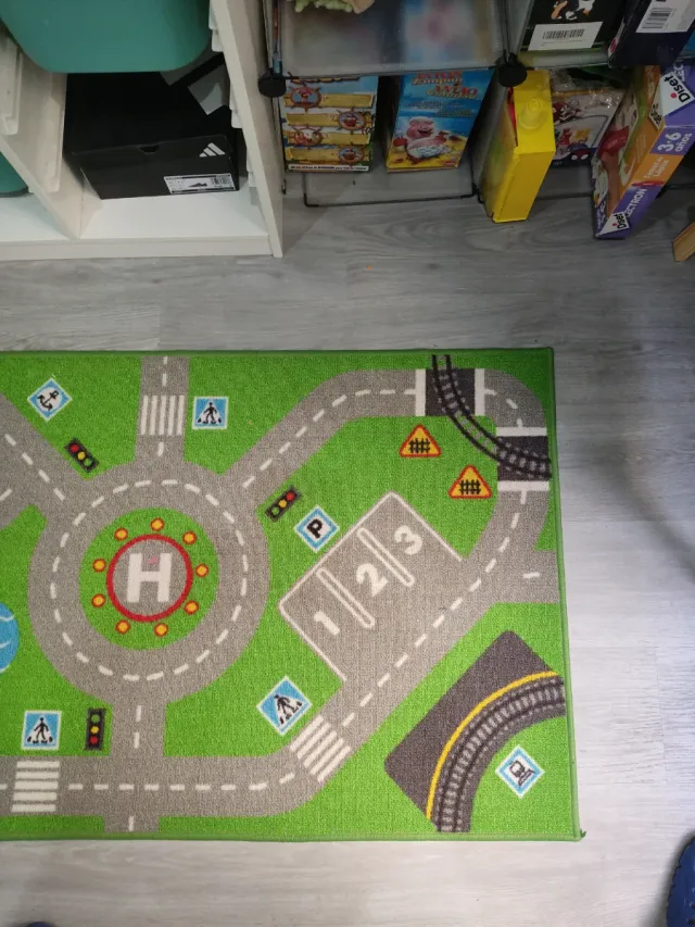 Alfombra circuito coches niños
