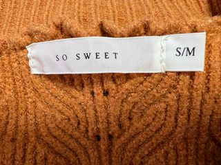 Maglione donna ocra S/M morbido