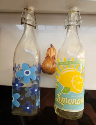 Espejo de tocador vintage madera y cajón