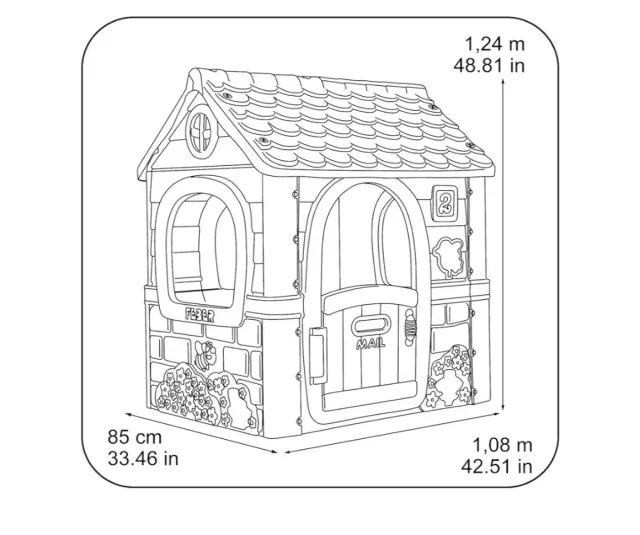 Casa de jardín para niños