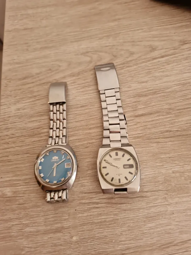 Lote 2 relojes Seiko y Orient para reparar
