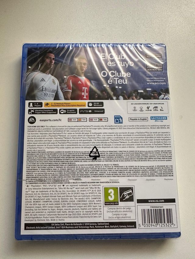 EA SPORTS FC 26 PS5 Juego Nuevo
