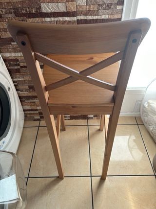 Sgabello Alto in Legno Ingolf Ikea