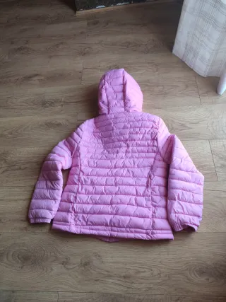 Chaqueta acolchada niña rosa