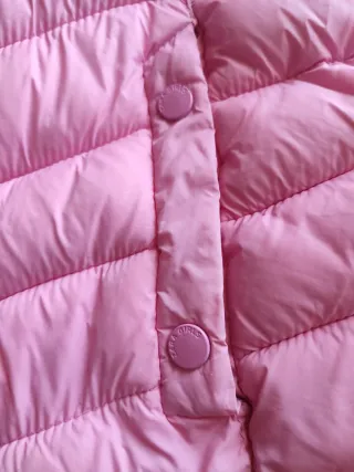 Chaqueta acolchada niña rosa