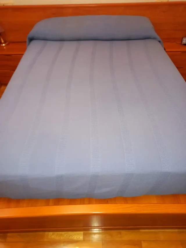Colcha Azul de Algodón