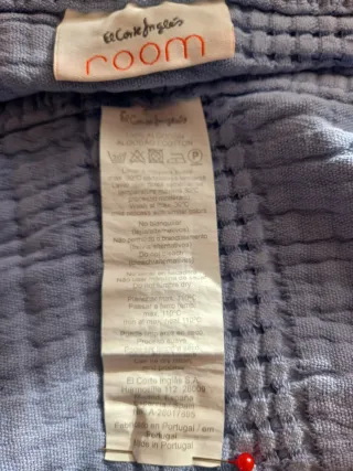 Colcha Azul de Algodón