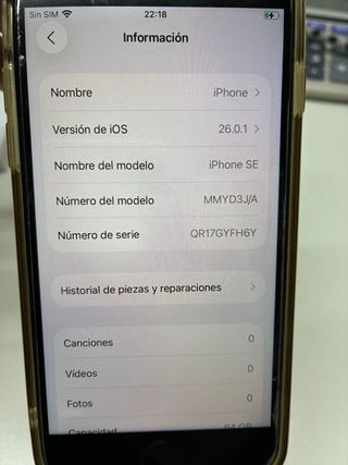 iPhone SE 2022 3ª Gen 64GB