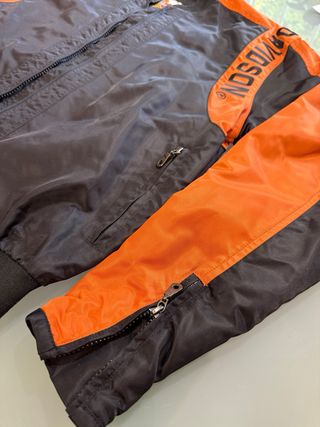 Cazadora Harley Davidson Moto Negra/Naranja