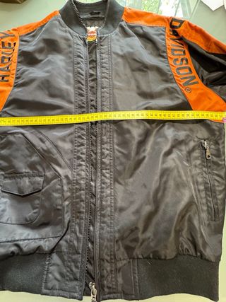 Cazadora Harley Davidson Moto Negra/Naranja
