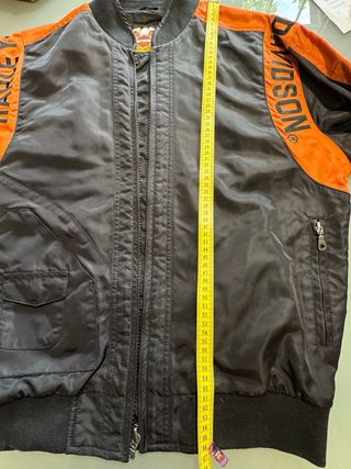 Cazadora Harley Davidson Moto Negra/Naranja