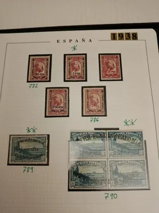 Sellos España 1938